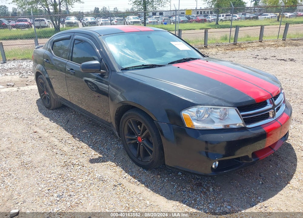 2011 AVENGER DODGE  MAINSTREET VIN: 1B3BD1FG8BN544714
