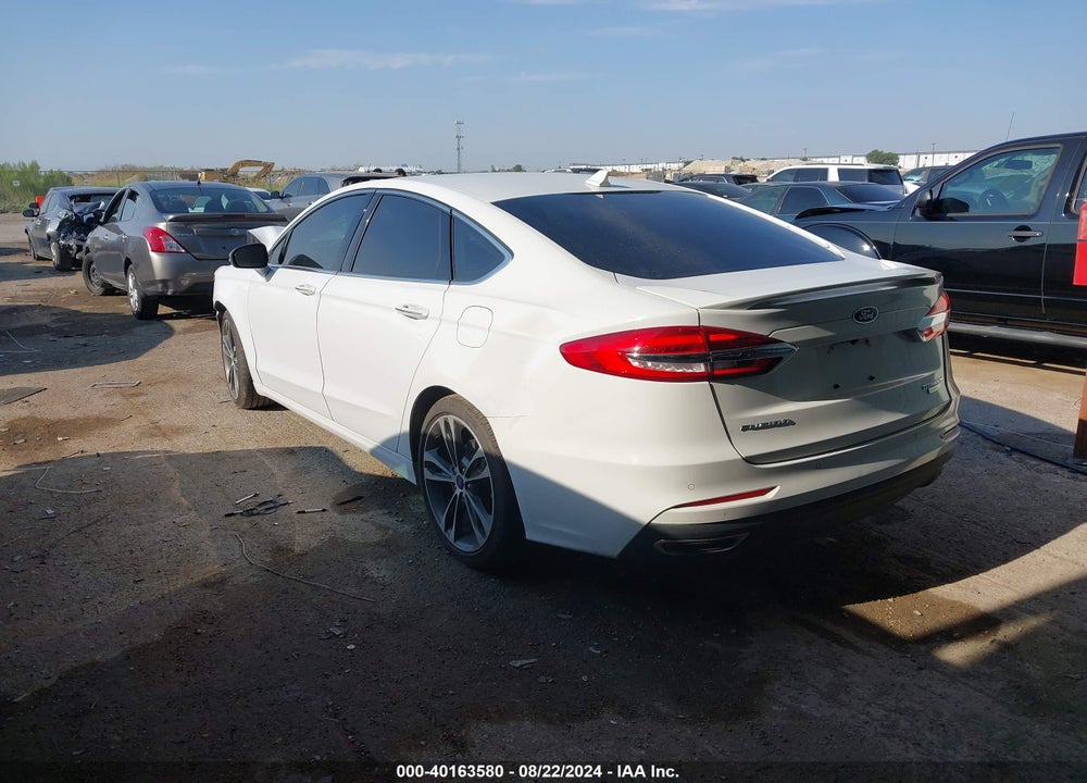 2019 FORD FUSION TITANIUM VIN: 3FA6P0K90KR171373