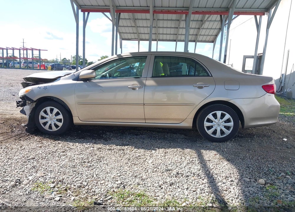 2009 TOYOTA COROLLA LE VIN: 2T1BU40E59C182054