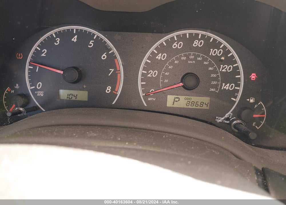 2009 TOYOTA COROLLA LE VIN: 2T1BU40E59C182054