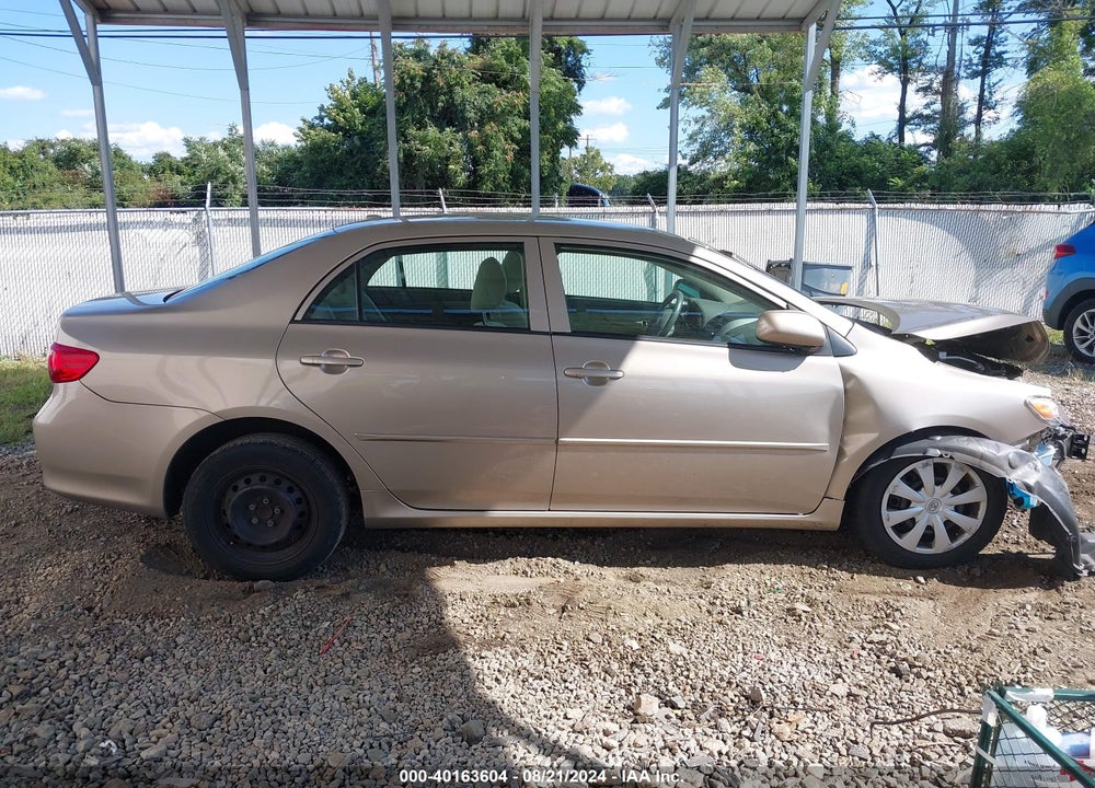 2009 TOYOTA COROLLA LE VIN: 2T1BU40E59C182054