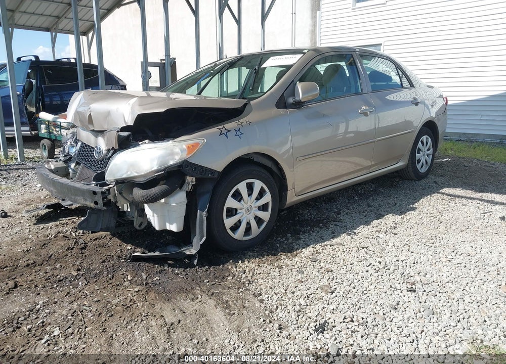 2009 TOYOTA COROLLA LE VIN: 2T1BU40E59C182054
