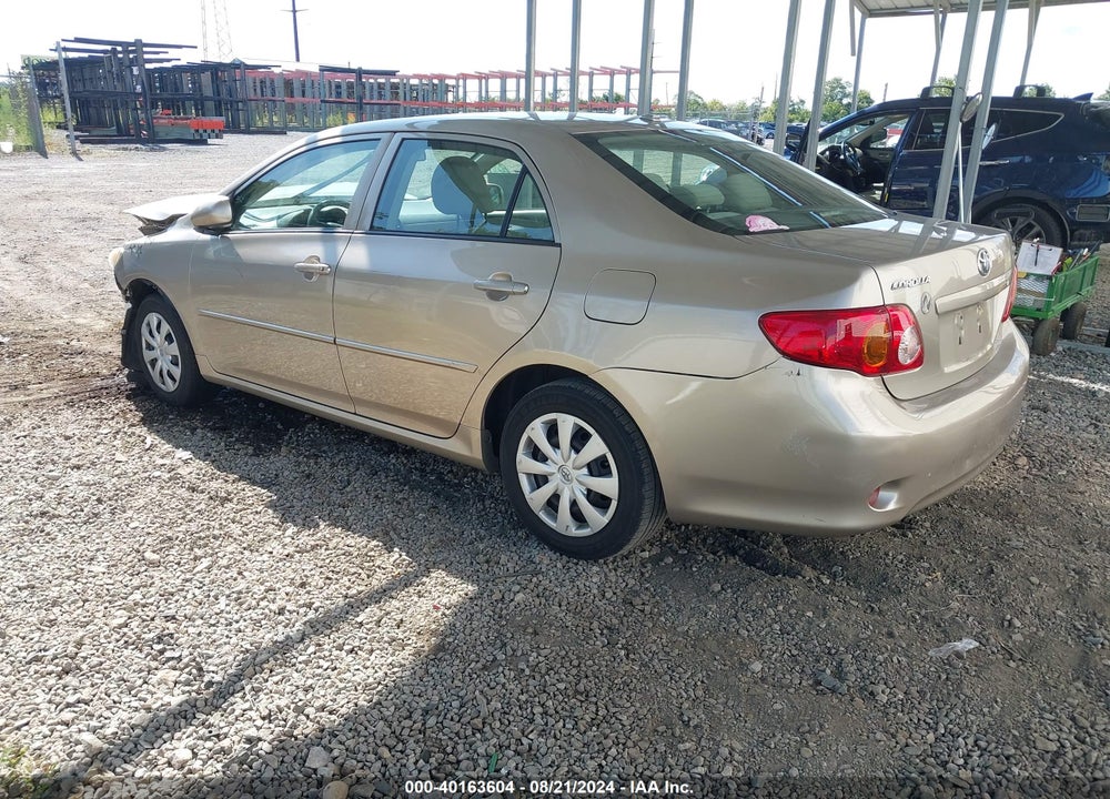 2009 TOYOTA COROLLA LE VIN: 2T1BU40E59C182054