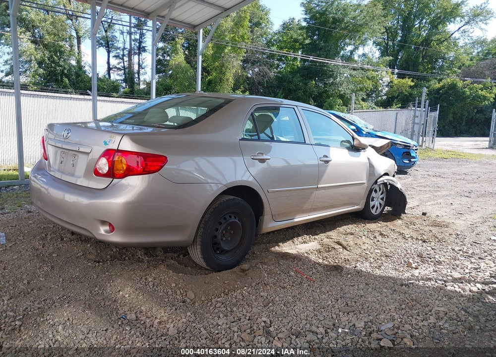 2009 TOYOTA COROLLA LE VIN: 2T1BU40E59C182054