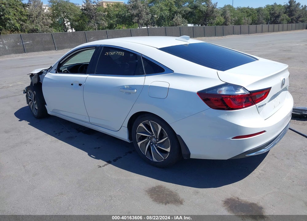 2022 HONDA INSIGHT TOURING VIN: 19XZE4F92NE005009