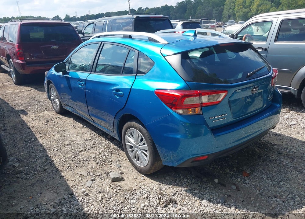 2017 SUBARU IMPREZA 2.0I PREMIUM VIN: 4S3GTAB66H3707787