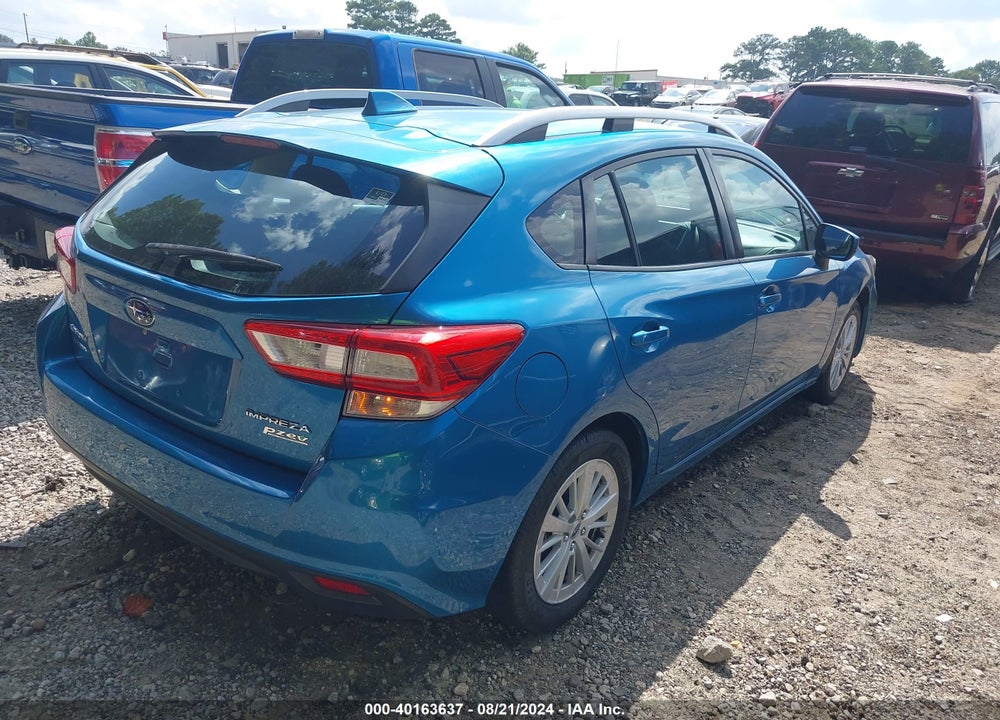 2017 SUBARU IMPREZA 2.0I PREMIUM VIN: 4S3GTAB66H3707787