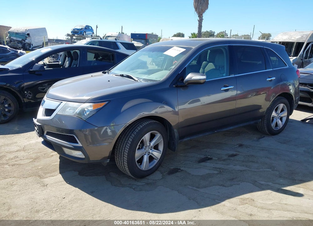 2012 ACURA MDX TECHNOLOGY PACKAGE VIN: 2HNYD2H30CH538810