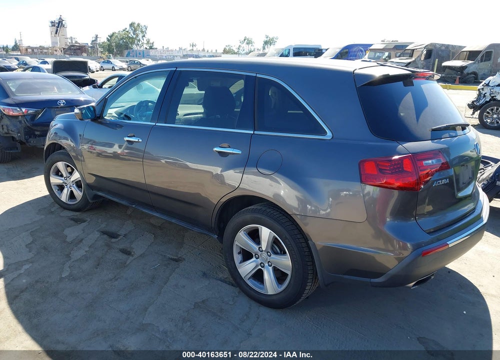 2012 ACURA MDX TECHNOLOGY PACKAGE VIN: 2HNYD2H30CH538810