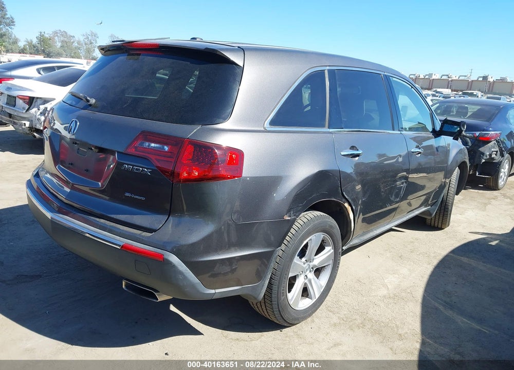 2012 ACURA MDX TECHNOLOGY PACKAGE VIN: 2HNYD2H30CH538810