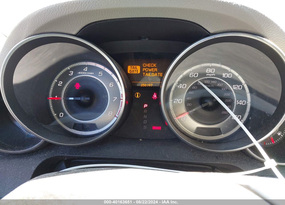 2012 ACURA MDX TECHNOLOGY PACKAGE VIN: 2HNYD2H30CH538810