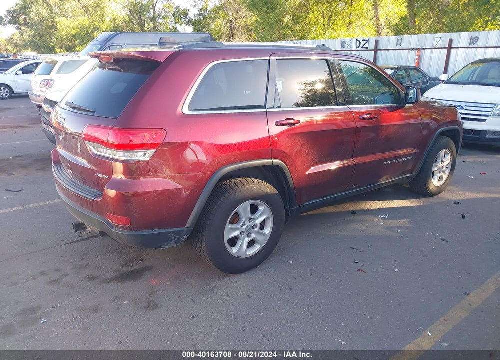 2016 JEEP GRAND CHEROKEE LAREDO VIN: 1C4RJFAG8GC342100