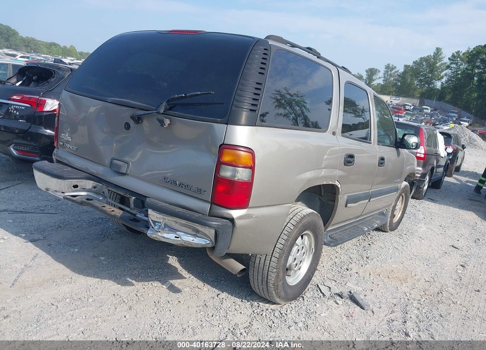2002 CHEVROLET TAHOE LS VIN: 1GNEC13V02J233844