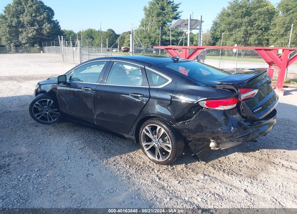 2019 FORD FUSION TITANIUM VIN: 3FA6P0D94KR256844