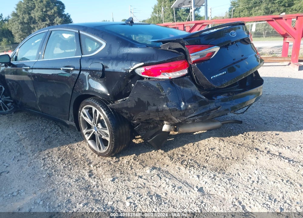 2019 FORD FUSION TITANIUM VIN: 3FA6P0D94KR256844