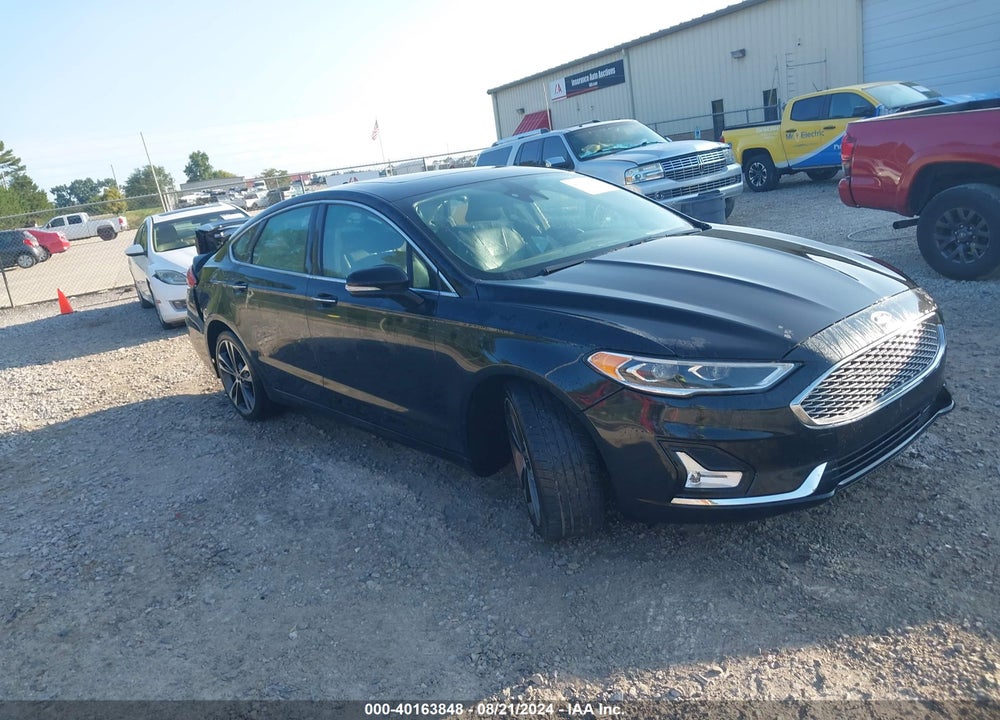 2019 FORD FUSION TITANIUM VIN: 3FA6P0D94KR256844