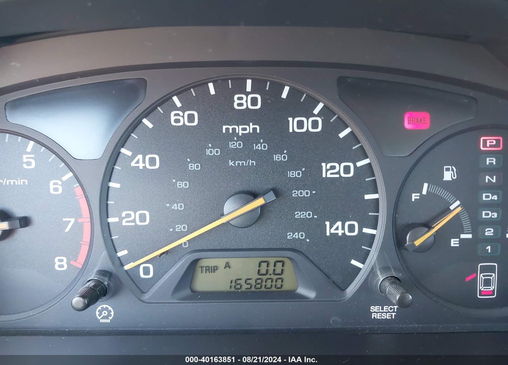 1998 HONDA ACCORD EX V6 VIN: 1HGCG2254WA026781