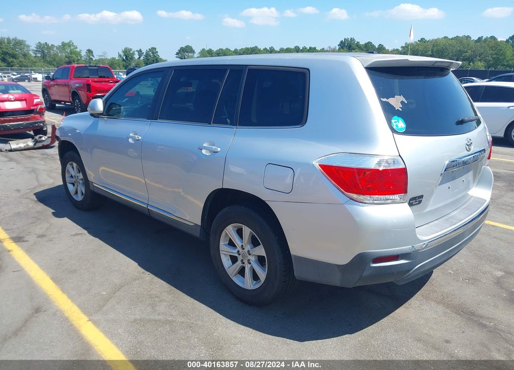 2012 TOYOTA HIGHLANDER VIN: 5TDZA3EH4CS017731