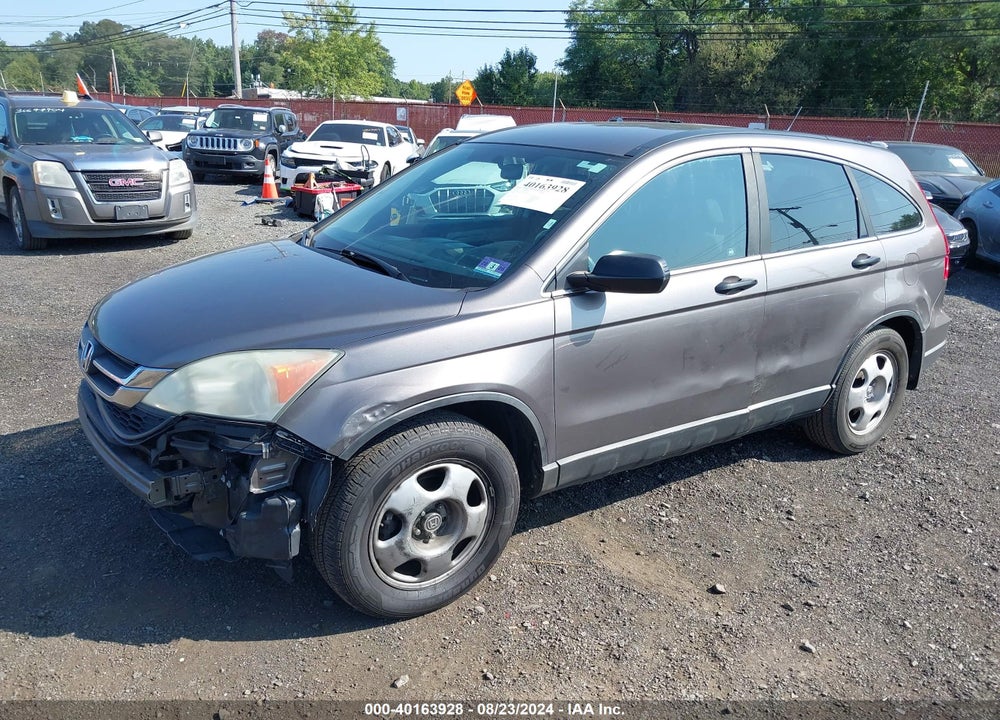 2010 HONDA CR-V LX VIN: 5J6RE4H30AL071983