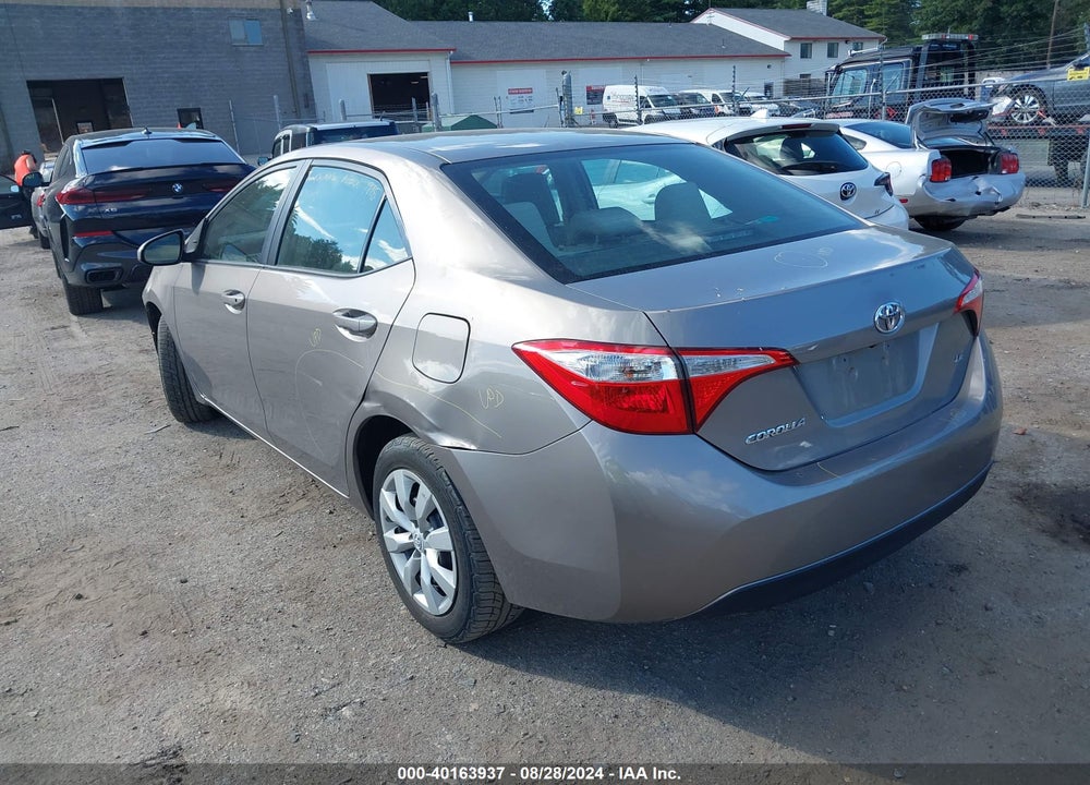 2016 TOYOTA COROLLA LE VIN: 2T1BURHE0GC650934
