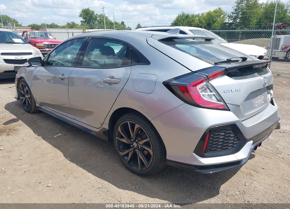 2019 HONDA CIVIC SPORT TOURING VIN: SHHFK7H99KU421167