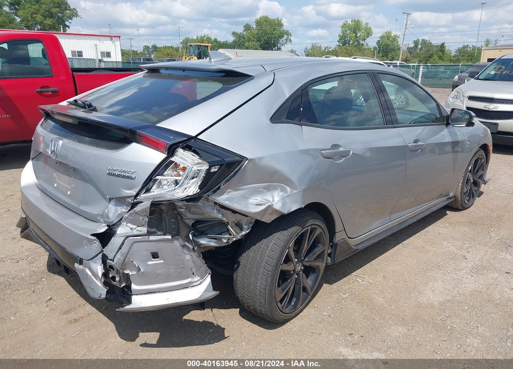 2019 HONDA CIVIC SPORT TOURING VIN: SHHFK7H99KU421167