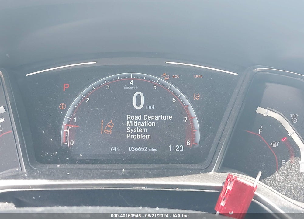 2019 HONDA CIVIC SPORT TOURING VIN: SHHFK7H99KU421167
