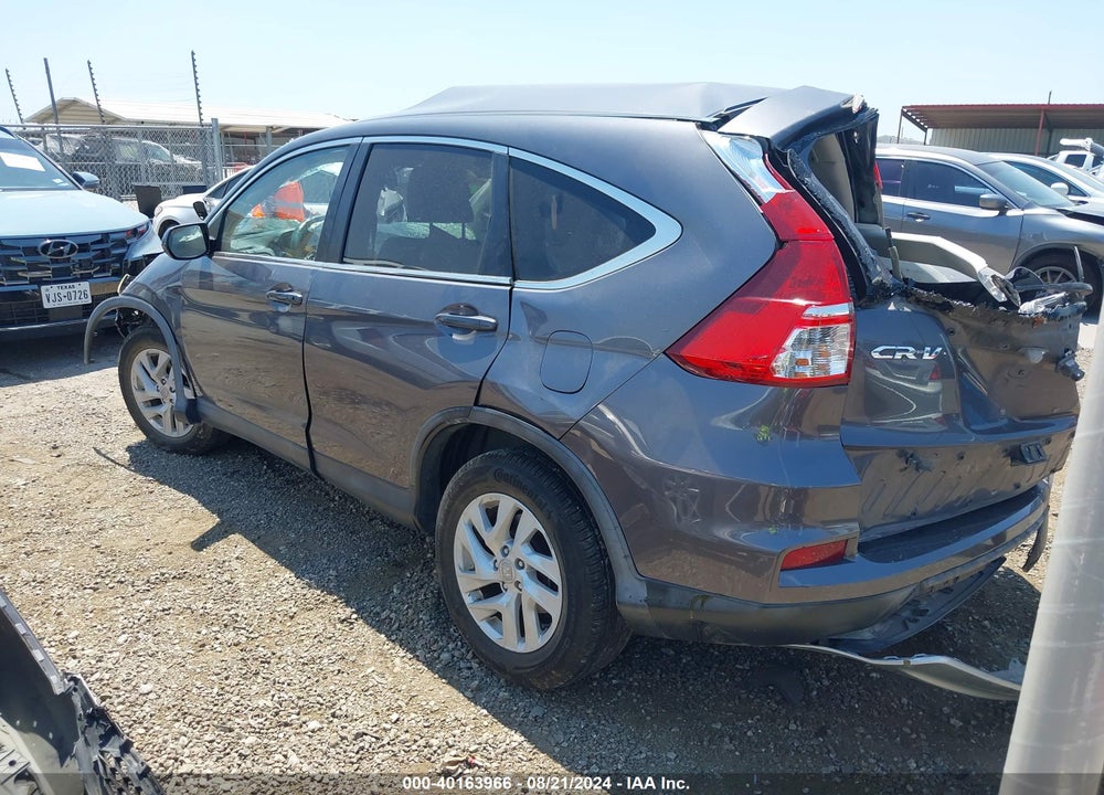 2015 HONDA CR-V EX VIN: 3CZRM3H52FG701229