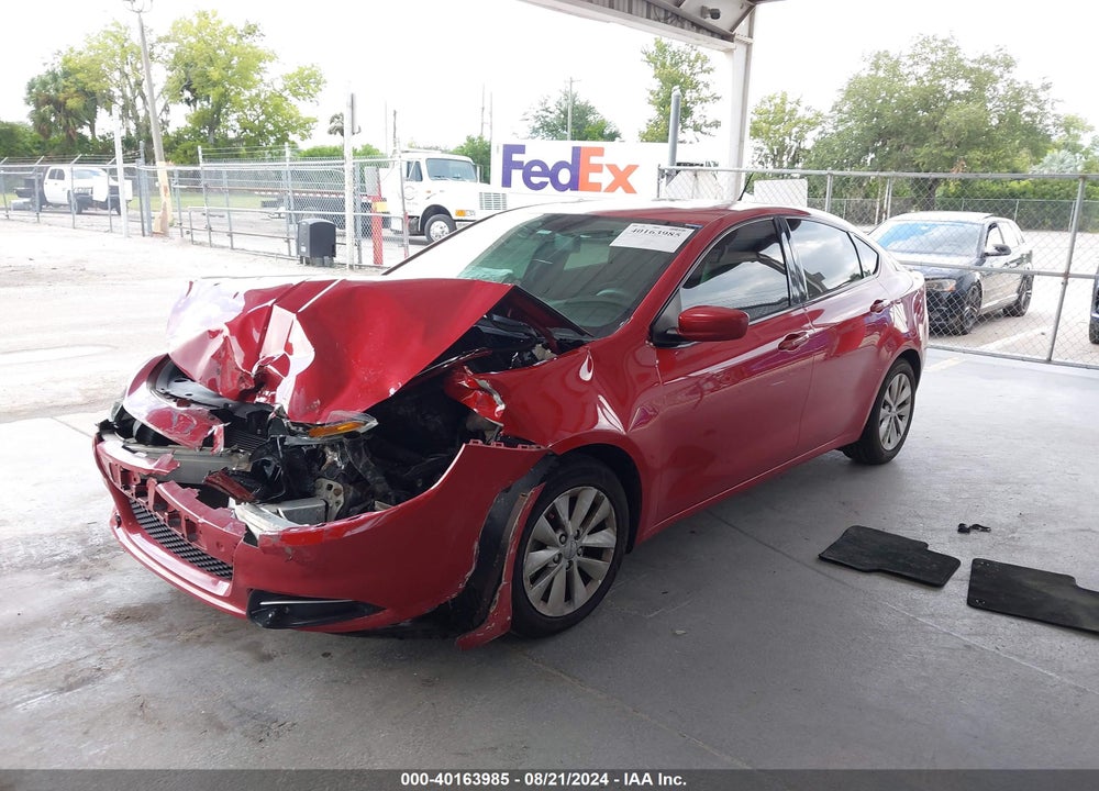 2014 DODGE DART SXT VIN: 1C3CDFBB8ED894837