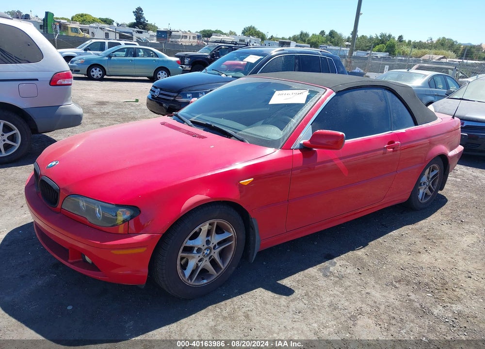 2004 BMW 325CI VIN: WBABW33404PL30111