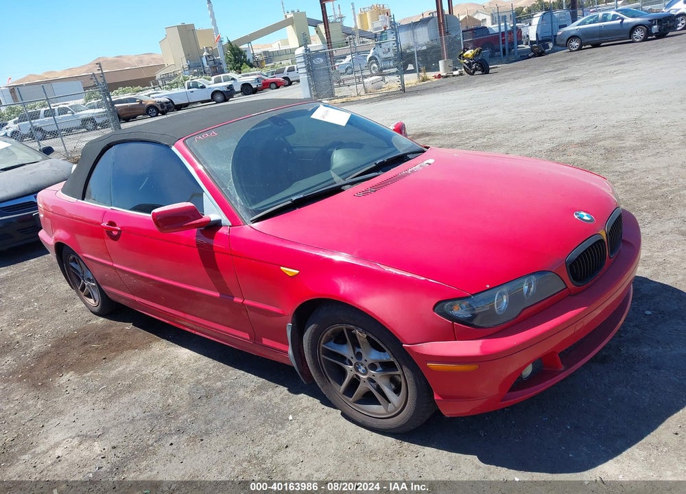 2004 BMW 325CI VIN: WBABW33404PL30111
