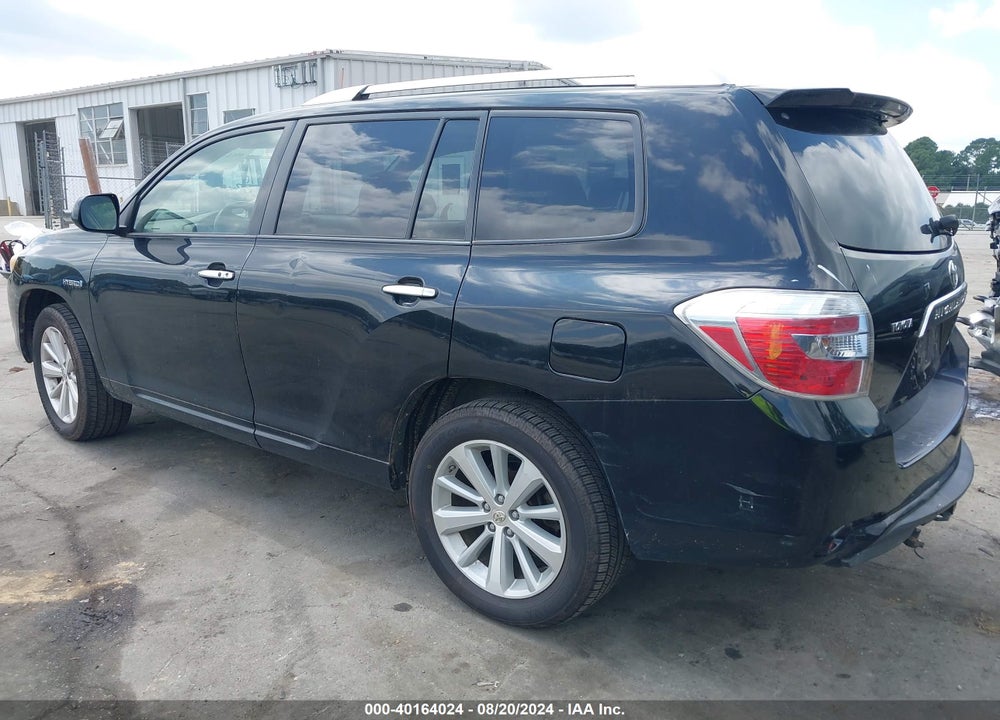2009 TOYOTA HIGHLANDER HYBRID LIMITED VIN: JTEEW44A892026678