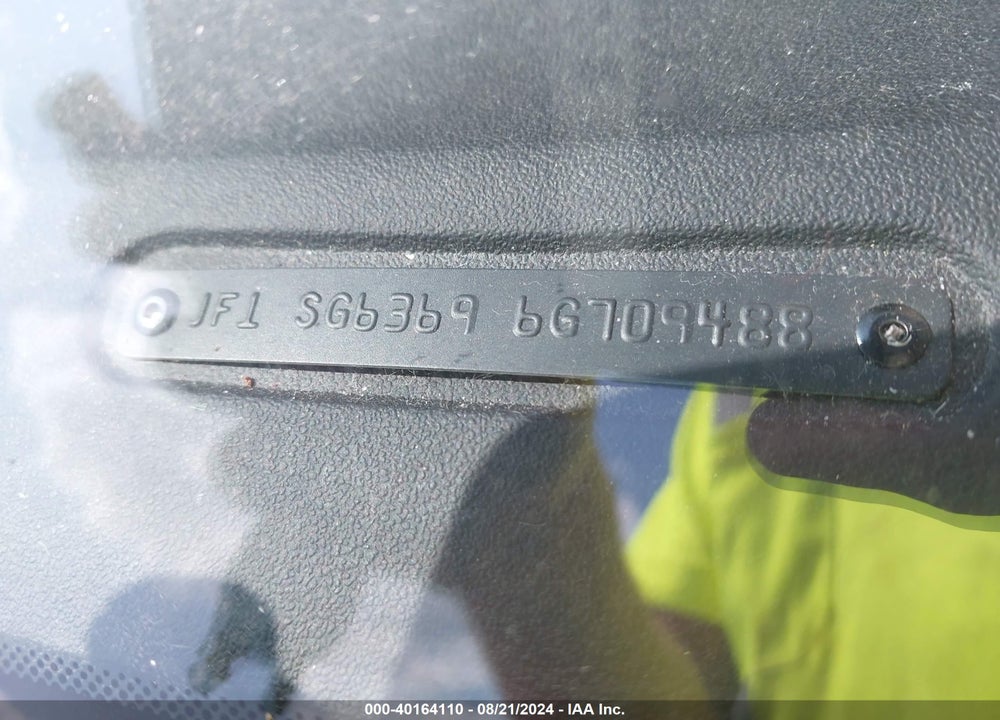 2006 SUBARU FORESTER 2.5X VIN: JF1SG63696G709488