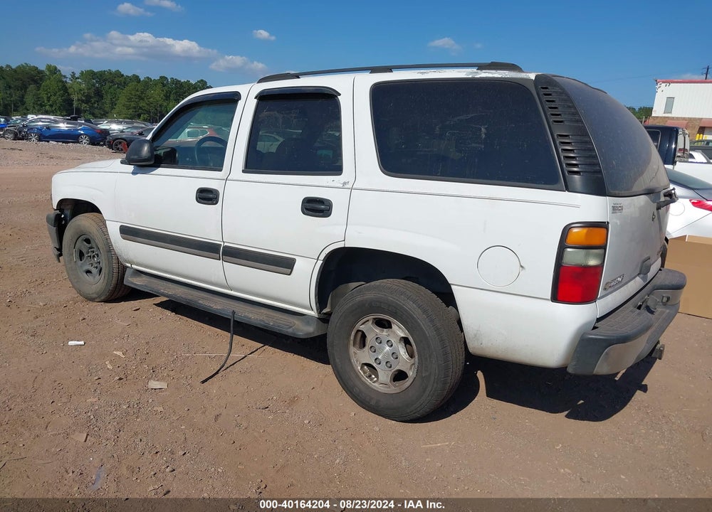 2004 CHEVROLET TAHOE LS VIN: 1GNEC13V34J285939
