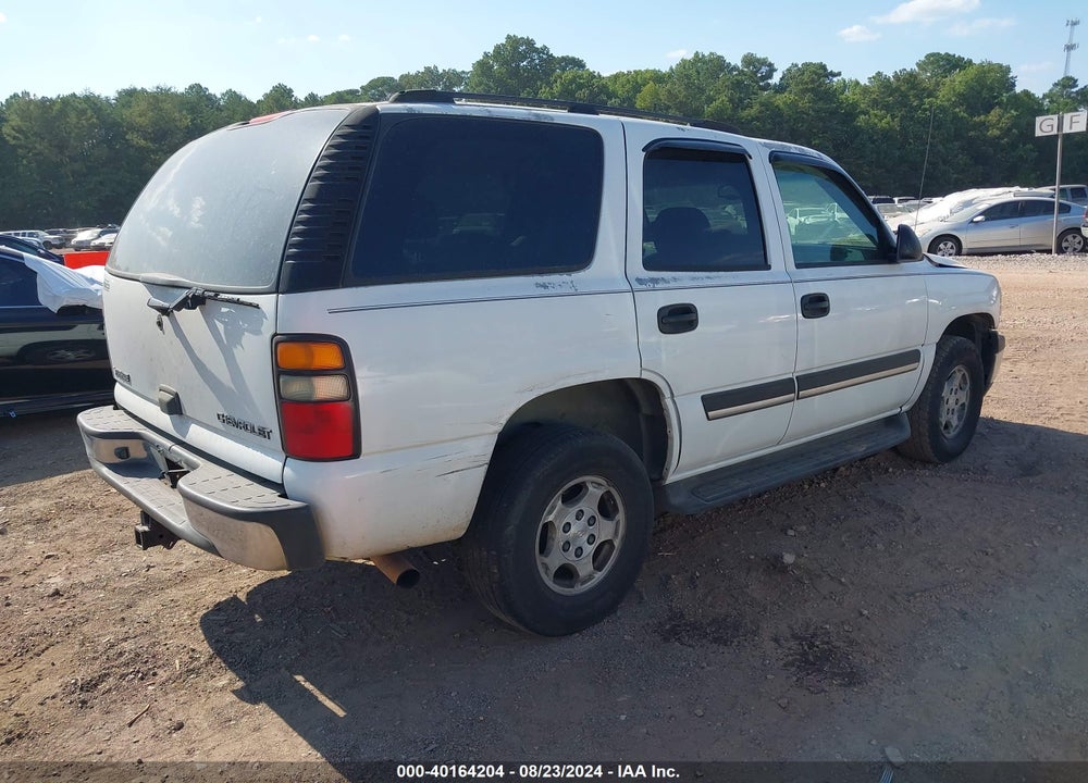 2004 CHEVROLET TAHOE LS VIN: 1GNEC13V34J285939