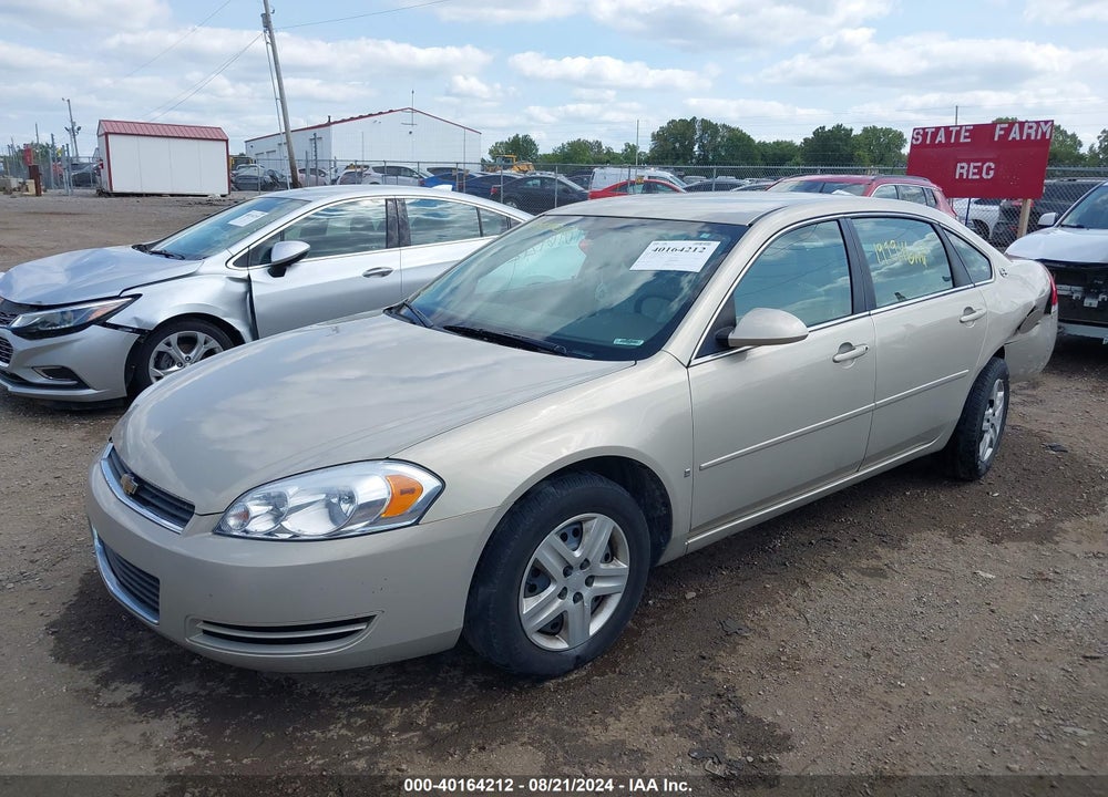 2008 CHEVROLET IMPALA LS VIN: 2G1WB58K981348590