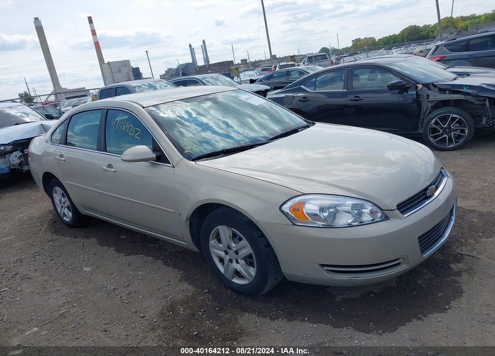 2008 CHEVROLET IMPALA LS VIN: 2G1WB58K981348590
