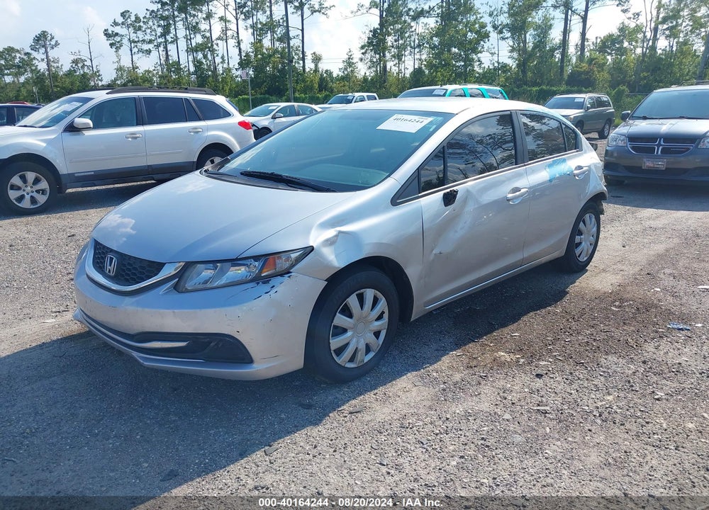 2013 HONDA CIVIC LX VIN: 2HGFB2F5XDH601552
