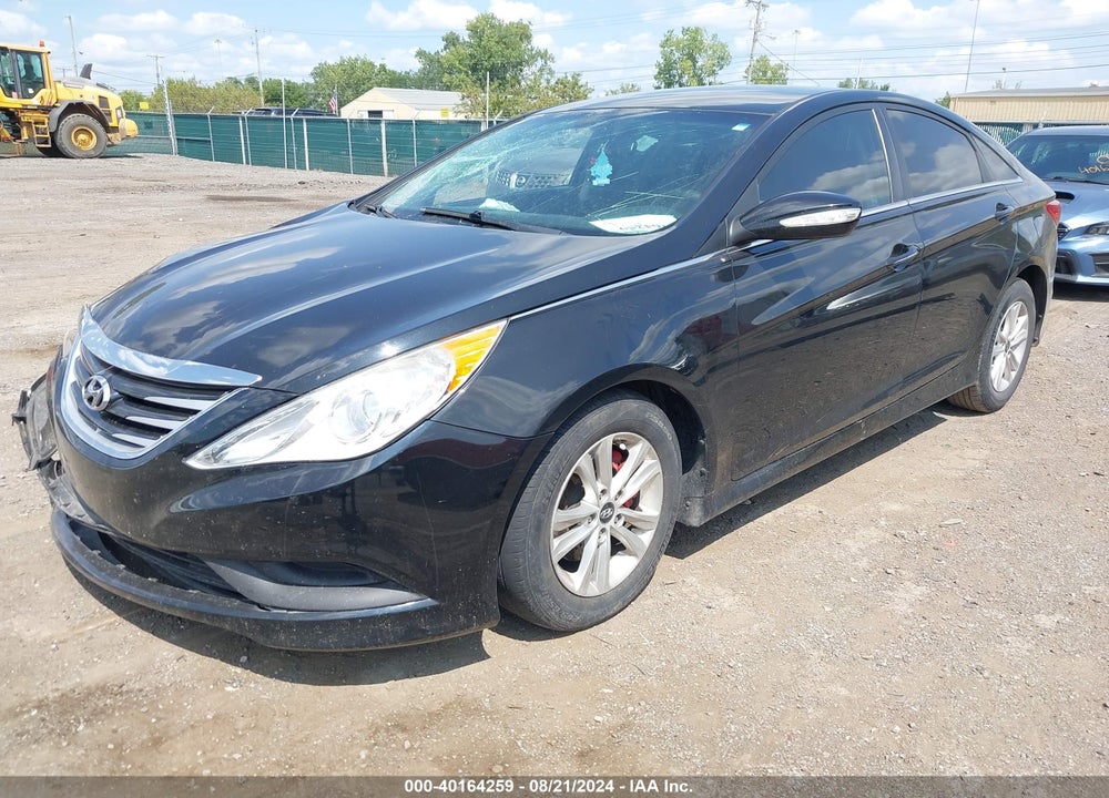 2014 HYUNDAI SONATA GLS VIN: 5NPEB4AC5EH944970