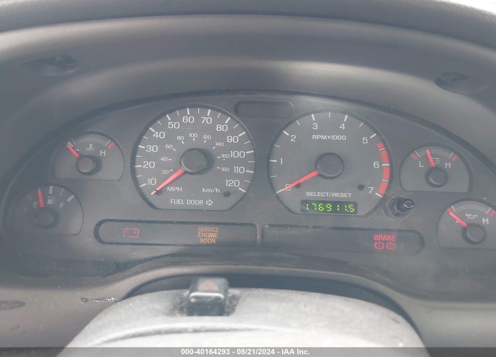 2002 FORD MUSTANG VIN: 1FAFP40492F106307