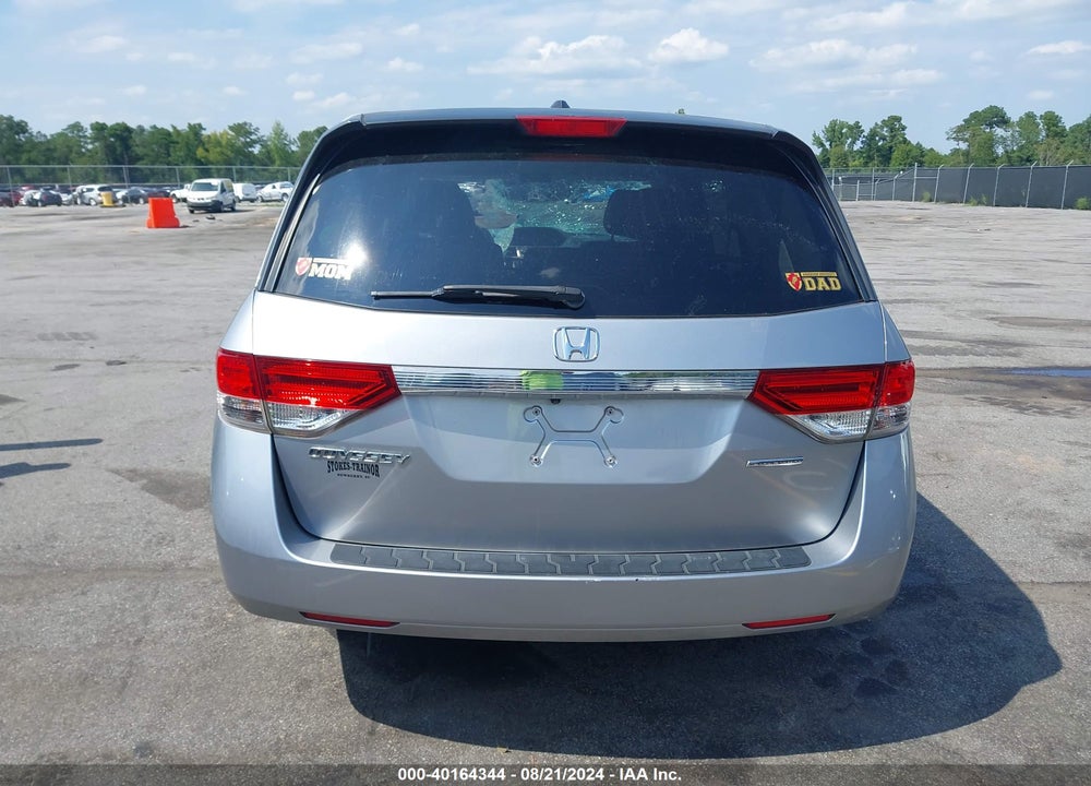 2016 HONDA ODYSSEY SE VIN: 5FNRL5H36GB144450