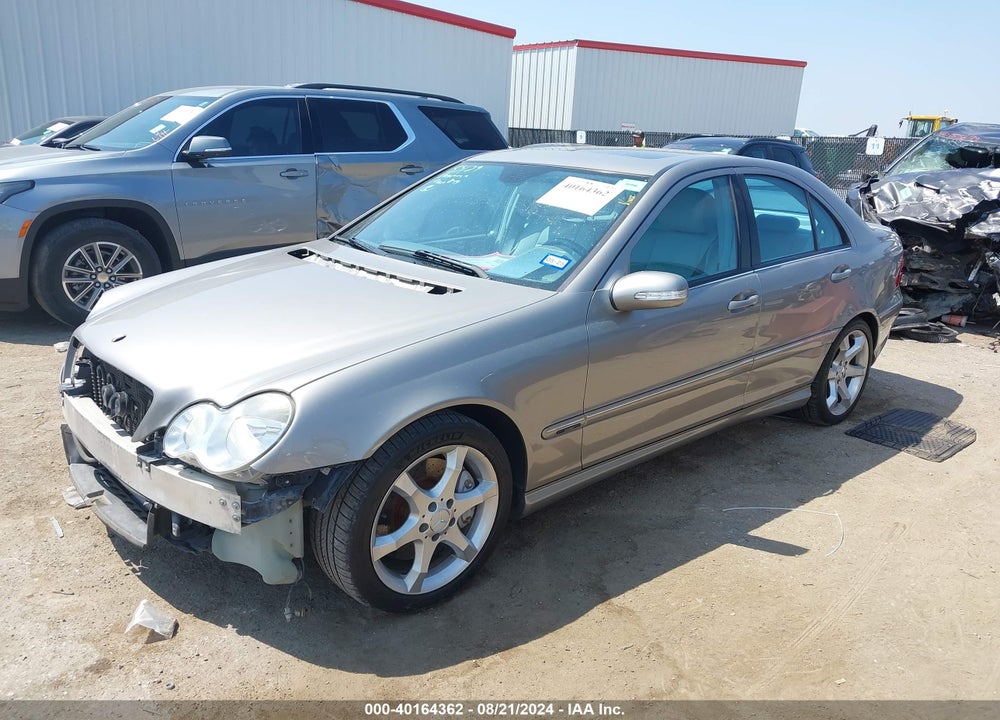 2007 MERCEDES-BENZ C 230 SPORT VIN: WDBRF52HX7E026087