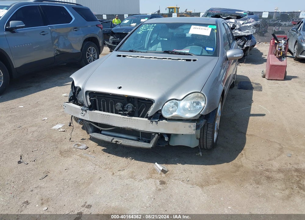 2007 MERCEDES-BENZ C 230 SPORT VIN: WDBRF52HX7E026087