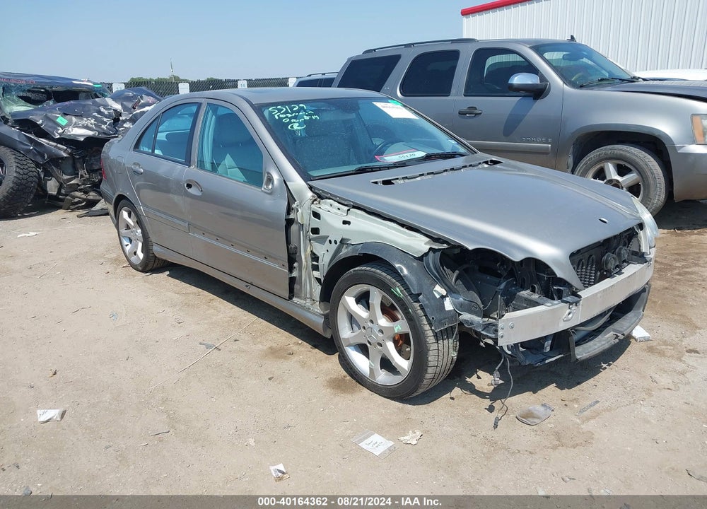 2007 MERCEDES-BENZ C 230 SPORT VIN: WDBRF52HX7E026087