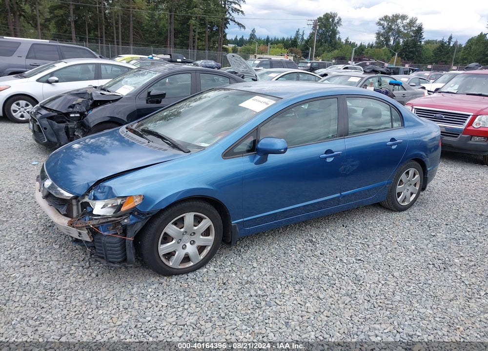 2009 HONDA CIVIC LX VIN: 2HGFA15599H500122