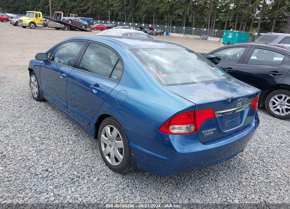 2009 HONDA CIVIC LX VIN: 2HGFA15599H500122