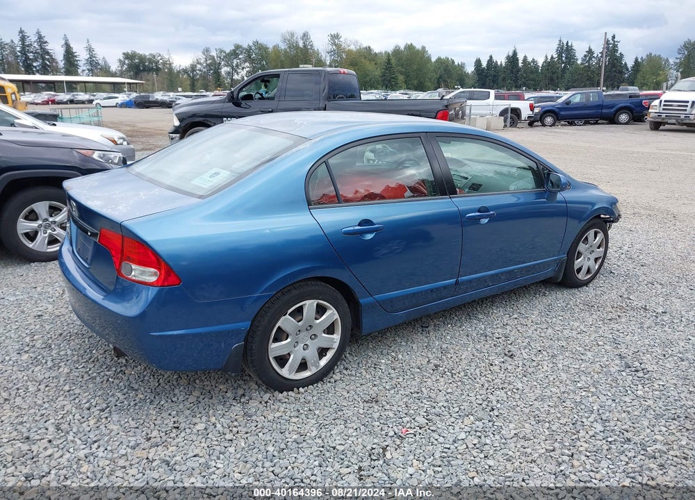2009 HONDA CIVIC LX VIN: 2HGFA15599H500122