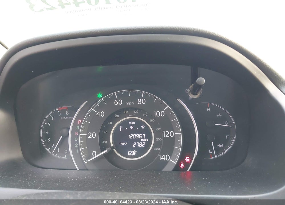 2013 HONDA CR-V LX VIN: 2HKRM4H34DH659273