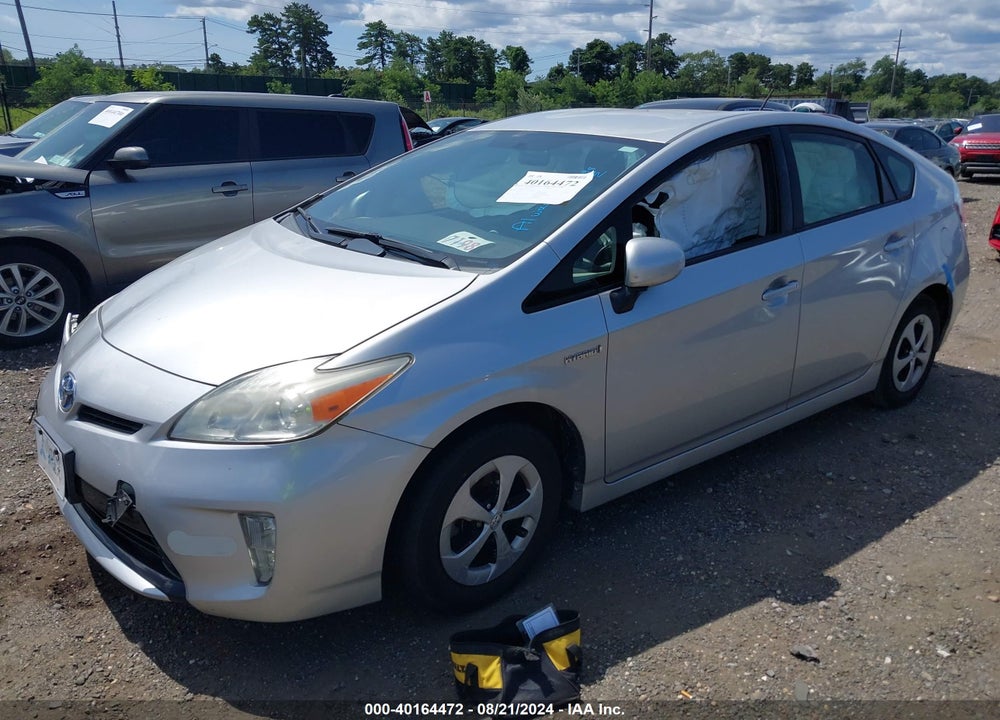 2013 TOYOTA PRIUS THREE VIN: JTDKN3DUXD1707342