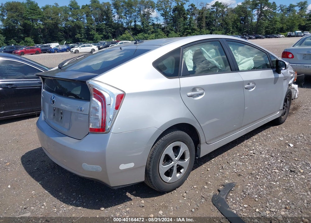 2013 TOYOTA PRIUS THREE VIN: JTDKN3DUXD1707342